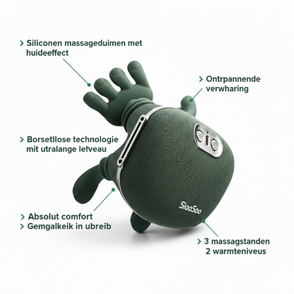 Siaasoo™ – Intelligente Shiatsu Massager met Ergonomische Vingertechnologie